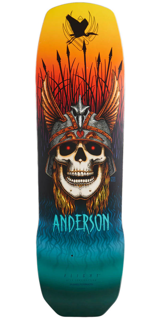 Powell Peralta Skateboard Deck Anderson Heron Skull Flight 8.45