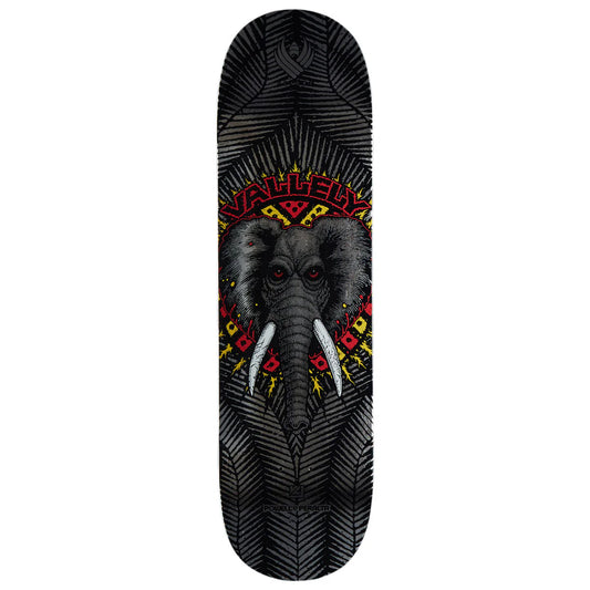 Powell Peralta Skateboard Deck Vallely Elephant Flight Silver 8.38