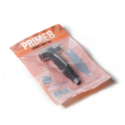 Package of Prime8 compact skate tool on a white background