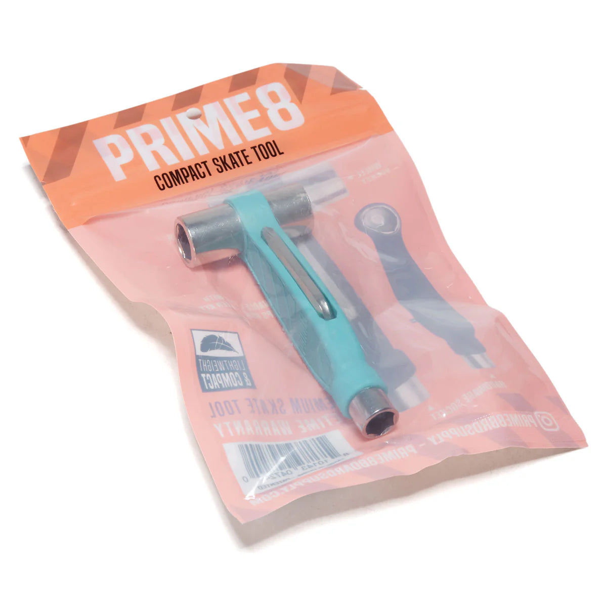 Compact skate tool set in Prime8 packaging on a white background