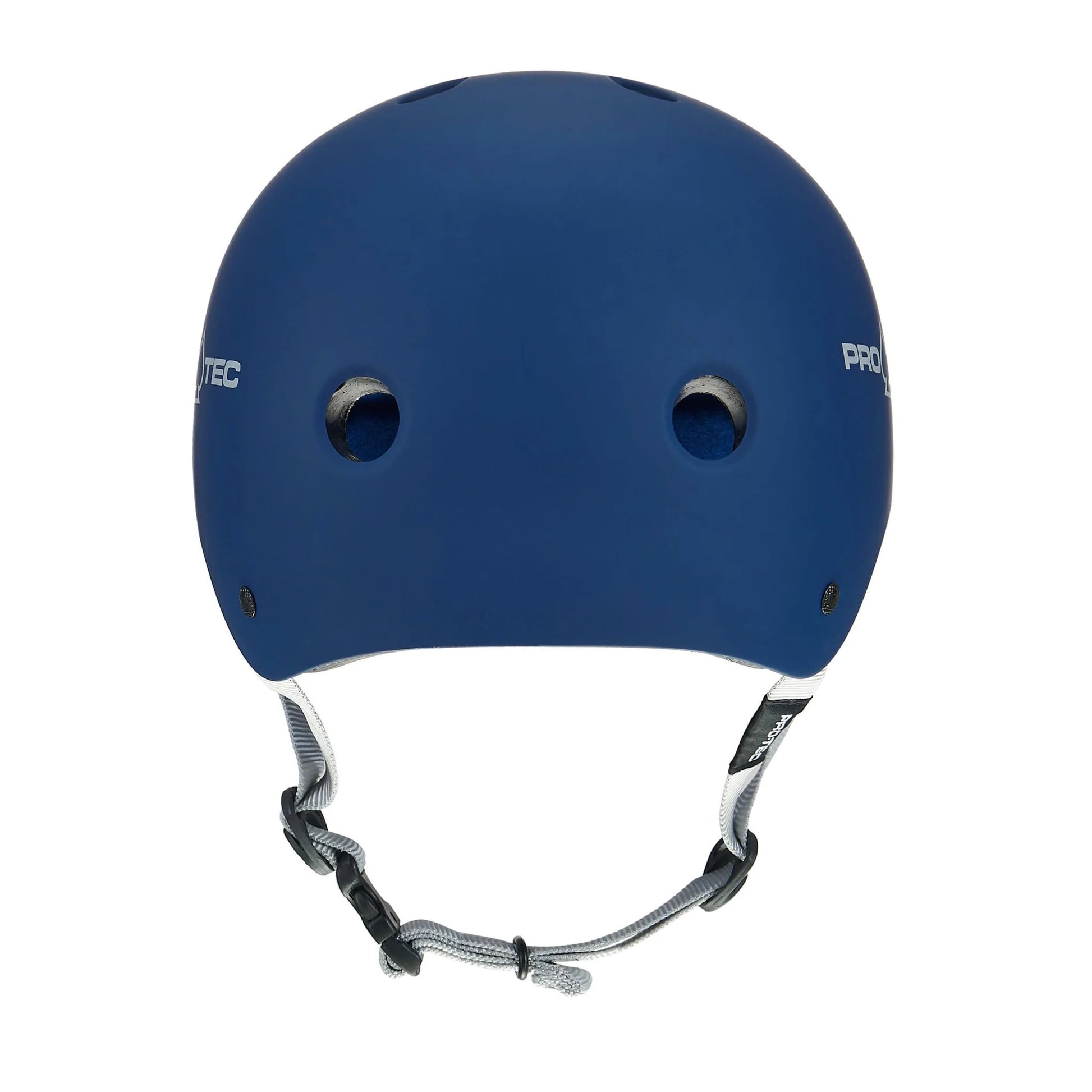 Blue helmet with a white background