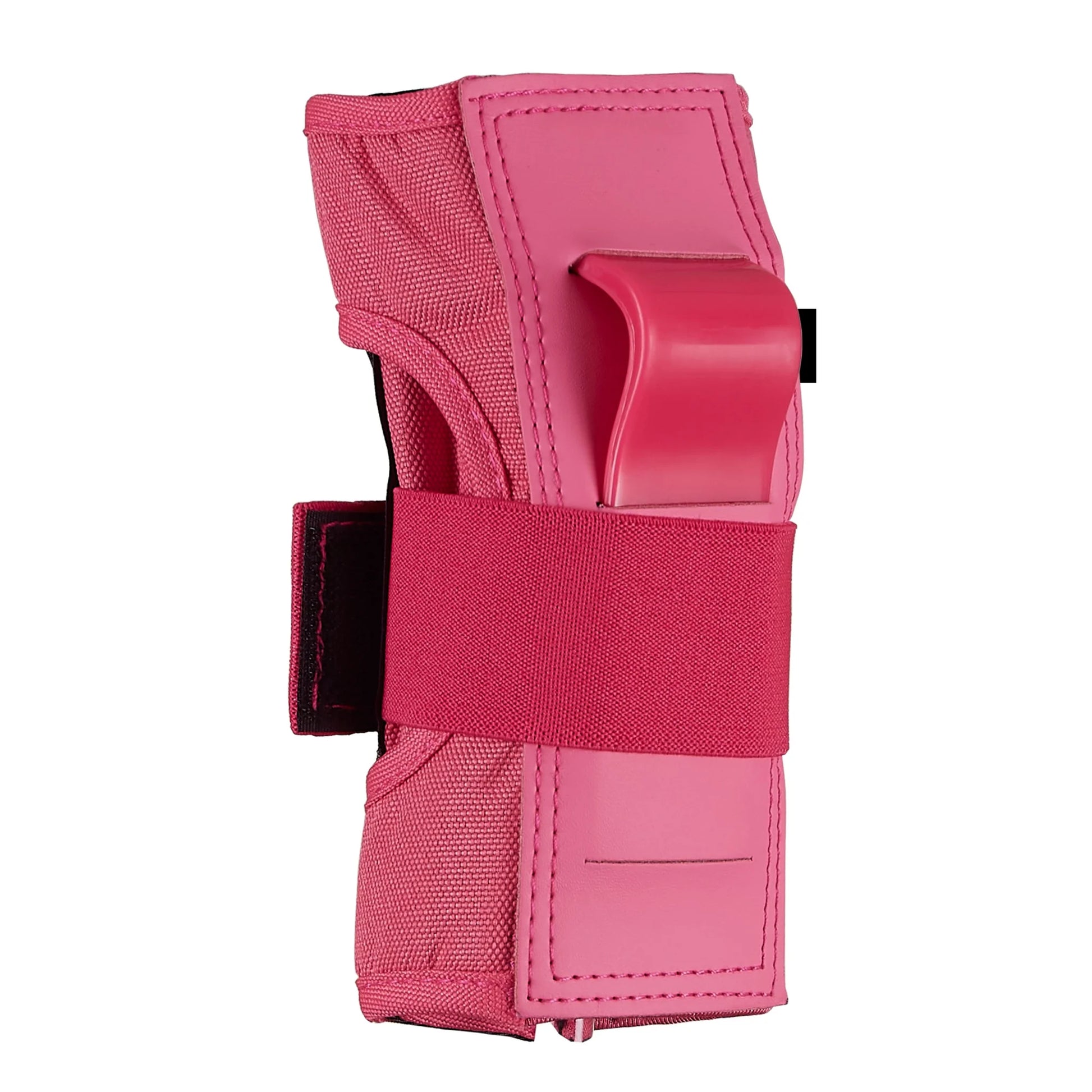 Pink wrist guard on a white background