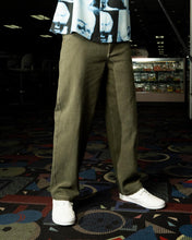 Load image into Gallery viewer, QUASI SKATEBOARDS 102 JEANS MOSS SELECT SKATE SHOP HOUSTON TEXAS SIZE 30 32 34 36 38 ■ Heavyweight 14oz Bio Washed Denim ■ Regular Fit, Straight Leg ■ 5-Pocket ■ Contrast Stitch ■ 100% Cotton