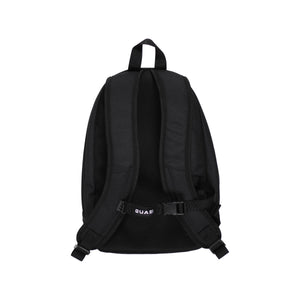 QUASI SKATEBOARDS ARCANA BACKPACK BAG SELECT SKATE SHOP ■ Midsized Daypack ■ 600D Polyester Shell ■ Dual Compartment ■ Outer Patch Pocket ■ Padded Mesh Back ■ Adjustable Sternum Strap ■ Removeable Keychain ■ Cord Access Eyelet ■ 3D PVC Logo ■ 100% Polyester  15 1/2" X 10 1/2" X 4"
