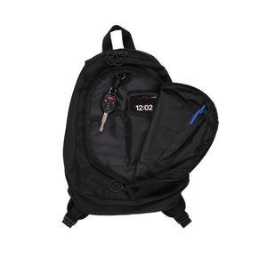 QUASI SKATEBOARDS ARCANA BACKPACK BAG SELECT SKATE SHOP ■ Midsized Daypack ■ 600D Polyester Shell ■ Dual Compartment ■ Outer Patch Pocket ■ Padded Mesh Back ■ Adjustable Sternum Strap ■ Removeable Keychain ■ Cord Access Eyelet ■ 3D PVC Logo ■ 100% Polyester  15 1/2" X 10 1/2" X 4" HOUSTON TEXAS