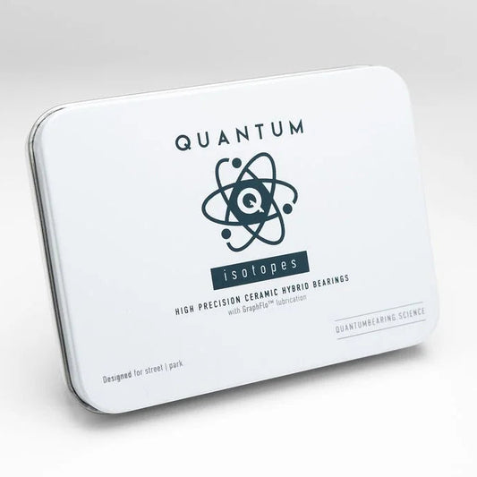 Quantum Isotopes packaging on a white background