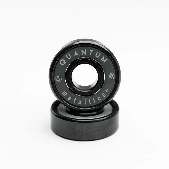 Two black bearings with 'Quantum' branding on a white background