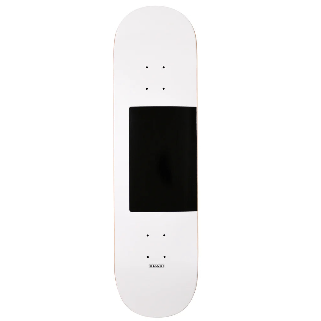 Quasi Skateboard Deck Proto White Black 8.25