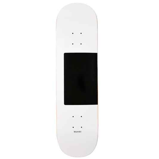 Quasi Skateboard Deck Proto White Black 8.25