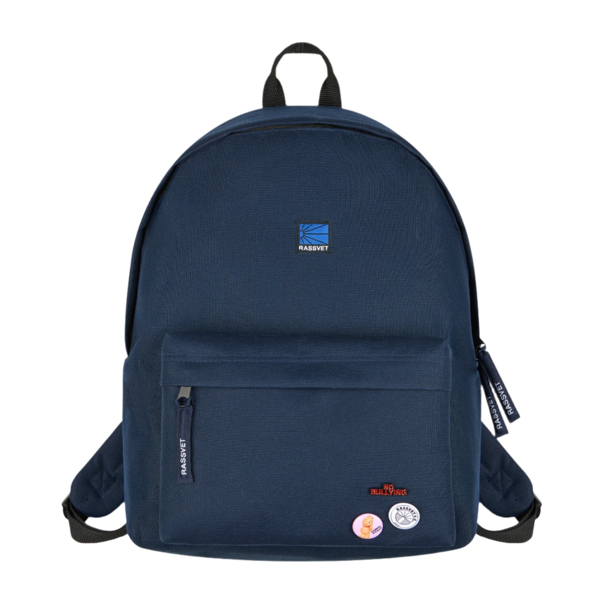 navy blue school back pack