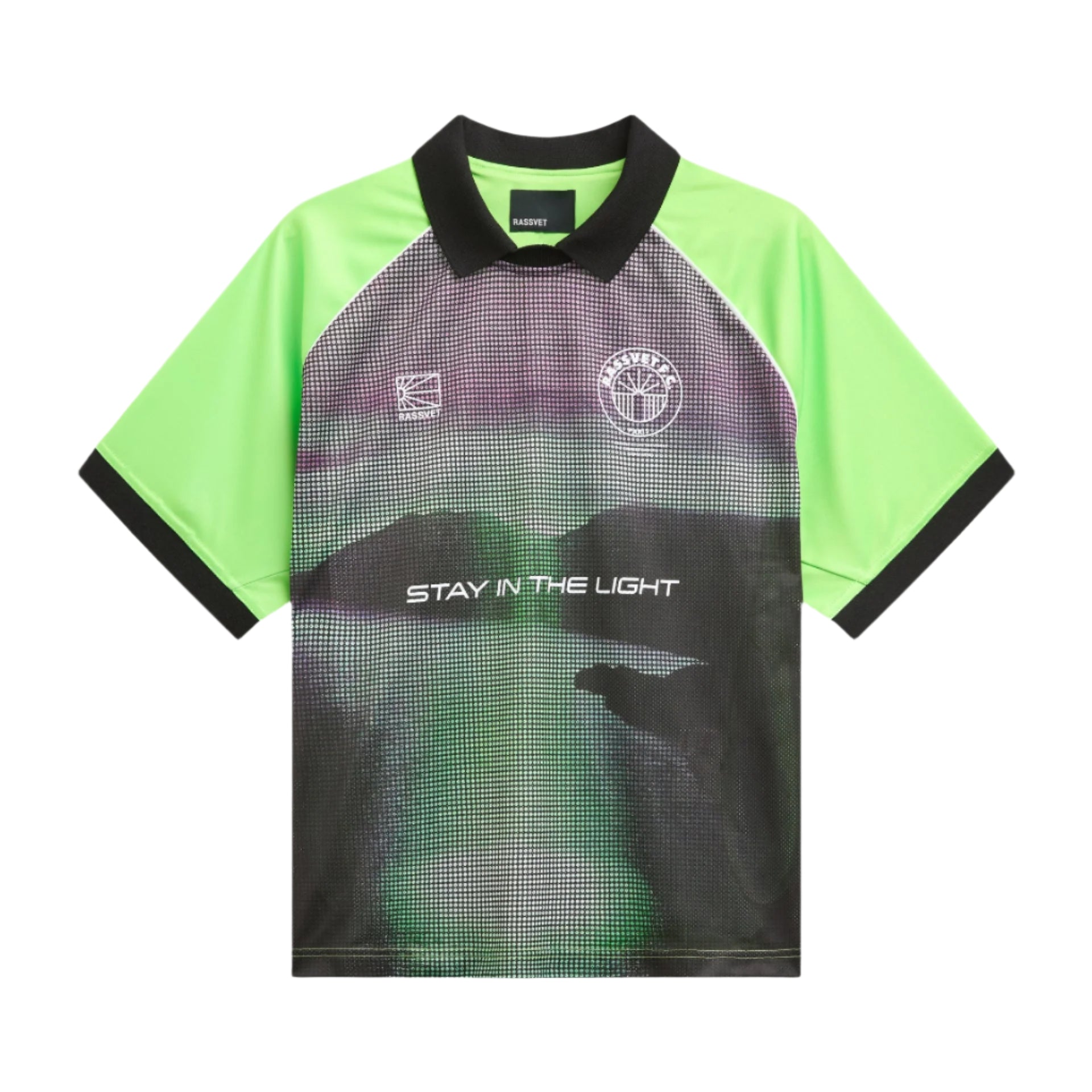 Green and Gray soccer jersey