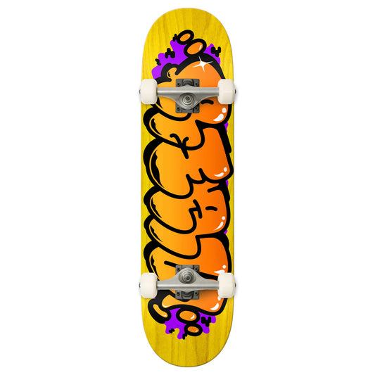 Real Complete Skateboard Bubble Letters 7.75