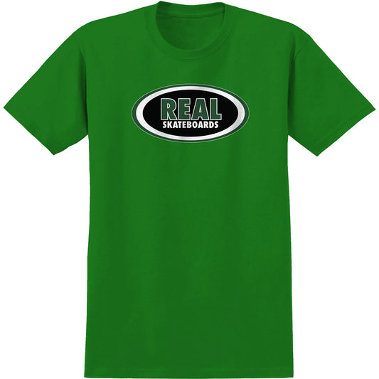 Real Shirt Oval Logo Kelly Green