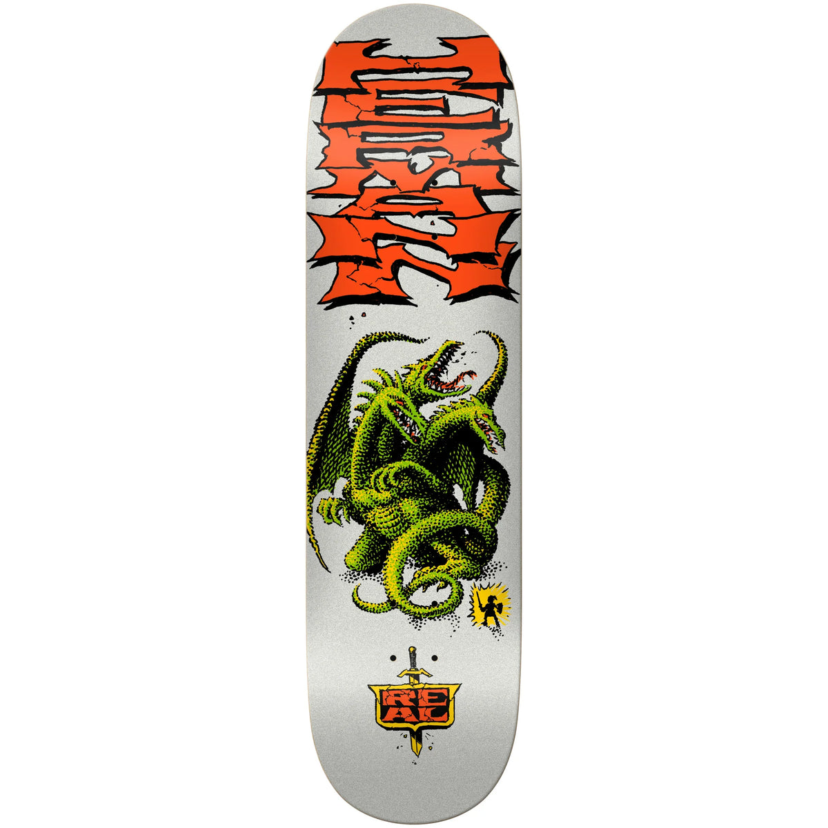 Real Skateboard Deck Hermann Dragon Slayer 8.5