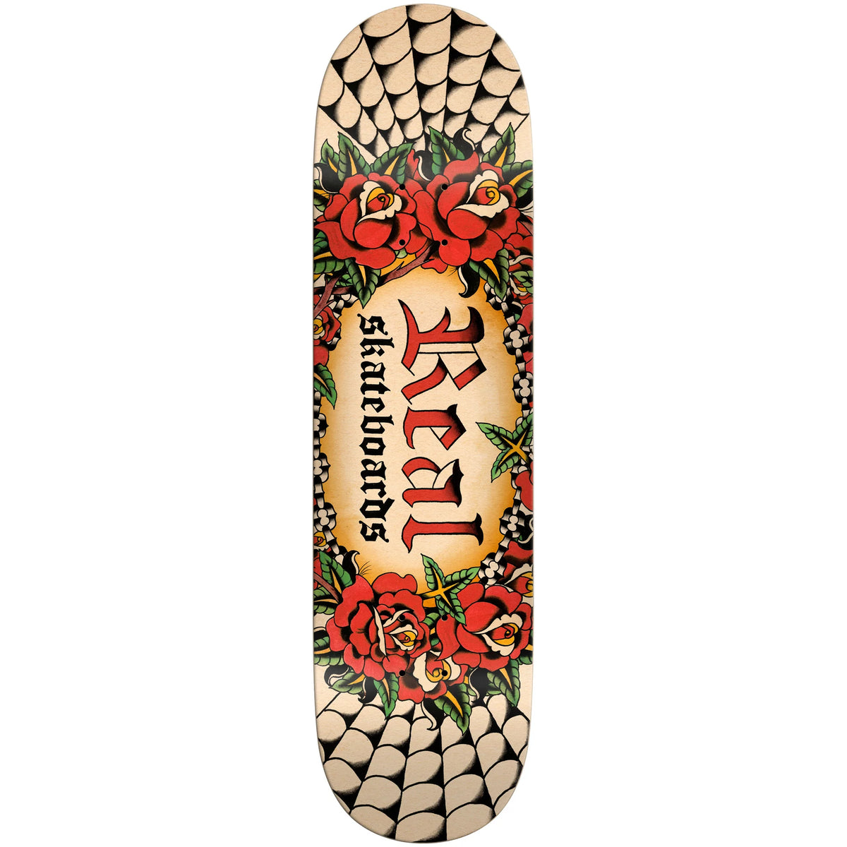 Real Skateboard Deck Oval By Harry Lintell 8.5