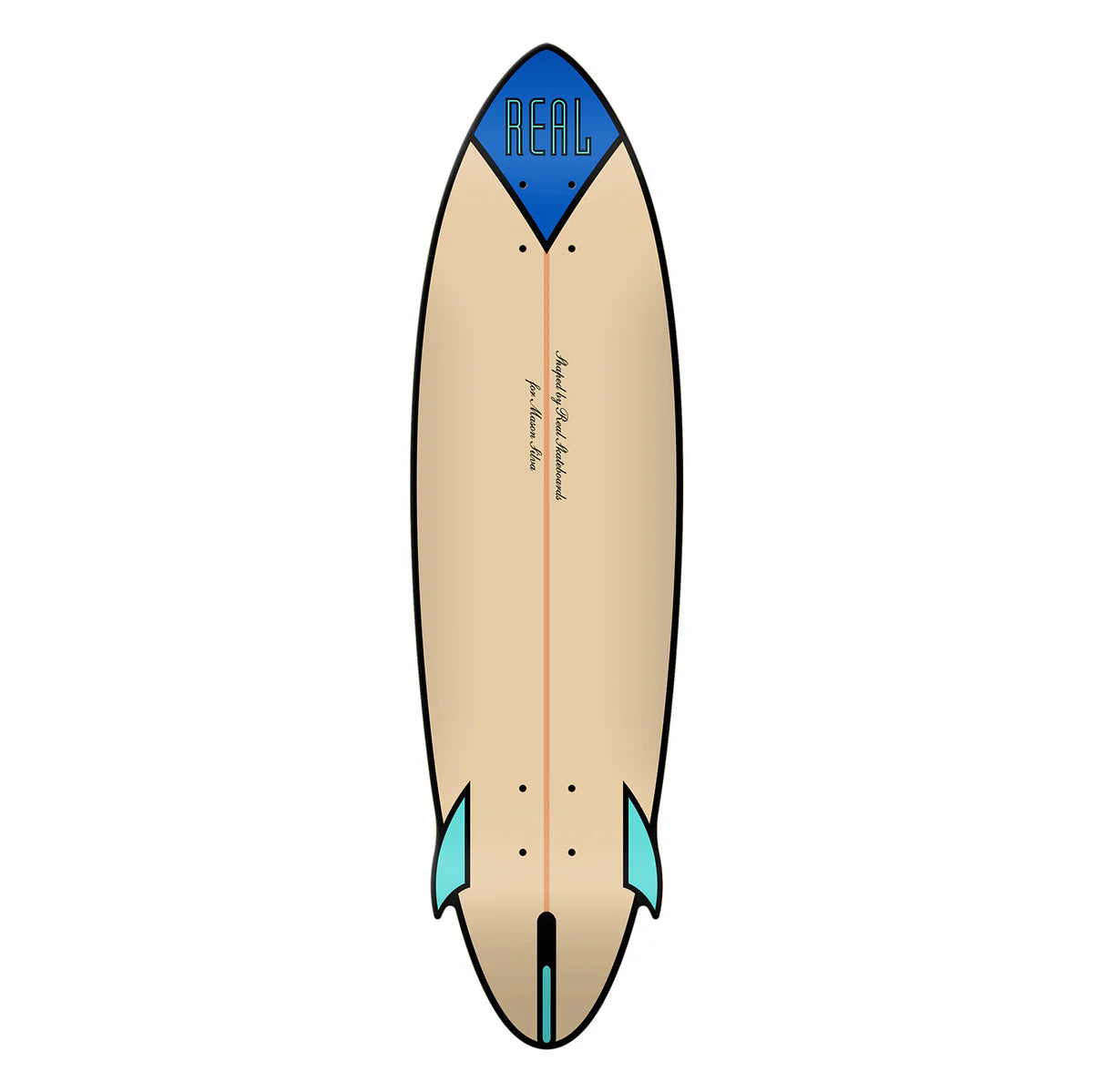 Real Skateboard Deck Silva Speed Egg 9.25