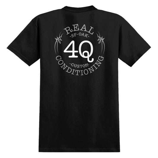 Real x 4Q Shirt Black