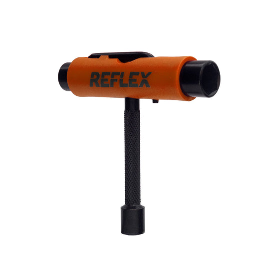 Orange and black tool with 'REFLEX' branding on a white background