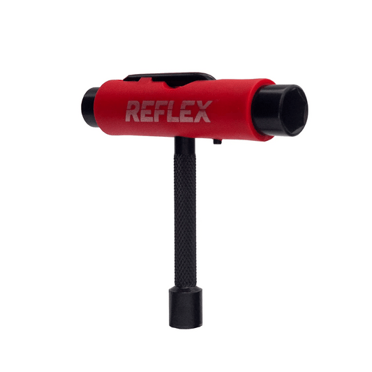 Red and black tool with 'REFLEX' branding on a white background