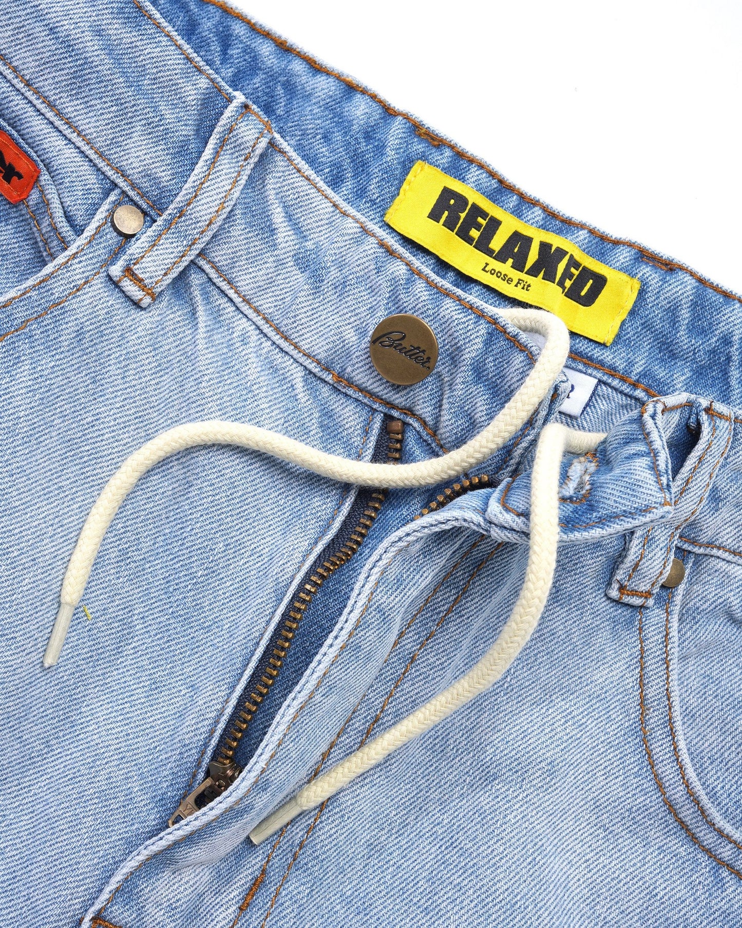 Butter Goods Relaxed Denim Jeans Light Blue
