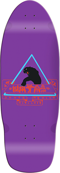 SMA Skateboard Deck Natas Kaupas Panther Reissue Purple Dip 10.0