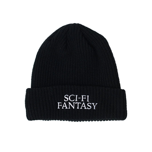 Sci-Fi Fantasy Logo Beanie Black