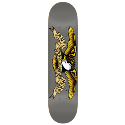 Anti Hero Skateboard Deck Classic Eagle Grey 8.25