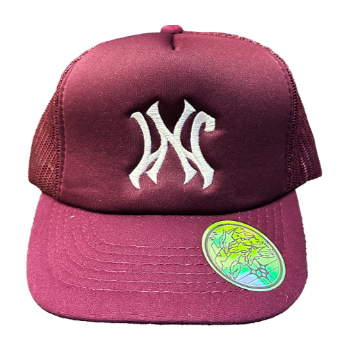 Late Nite Stars Hat Trucker Maroon