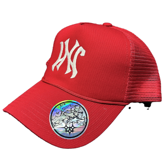 Late Nite Stars Hat Trucker Red