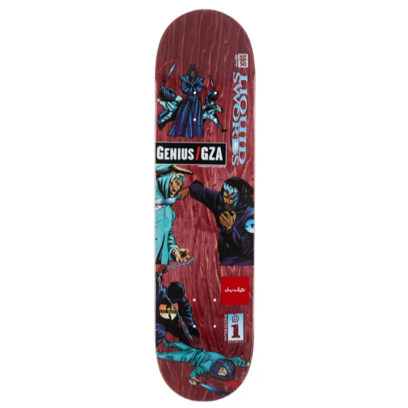 Chocolate Skateboard Deck Alvarez Interscope Liquid Swords 8.0