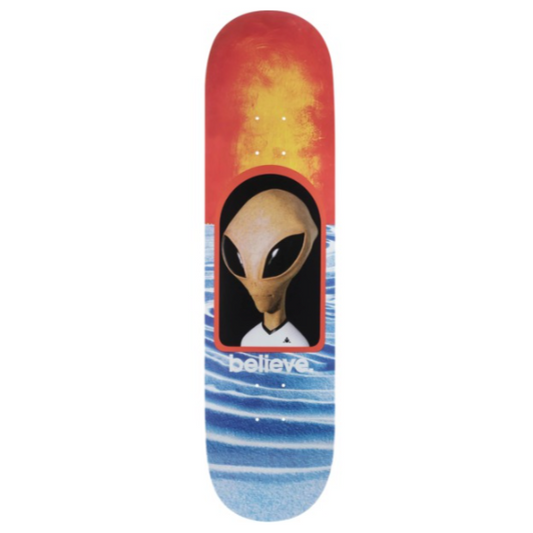 Alien Workshop Skateboard Deck Believe Reality Plexi Lam 8.25