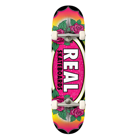 Krooked Complete Skateboard Roses Oval 8.0