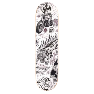 Baker Skateboard Deck Figgy Tryptic 8.12