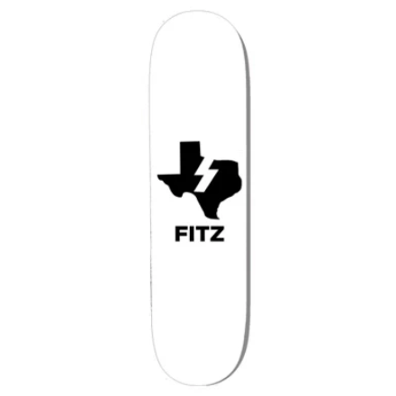 Mystery Skateboard Deck Fitzgerald Texas Heart 8.25