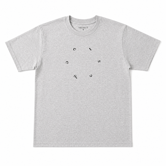 Select Shirt Circle Logo Gray
