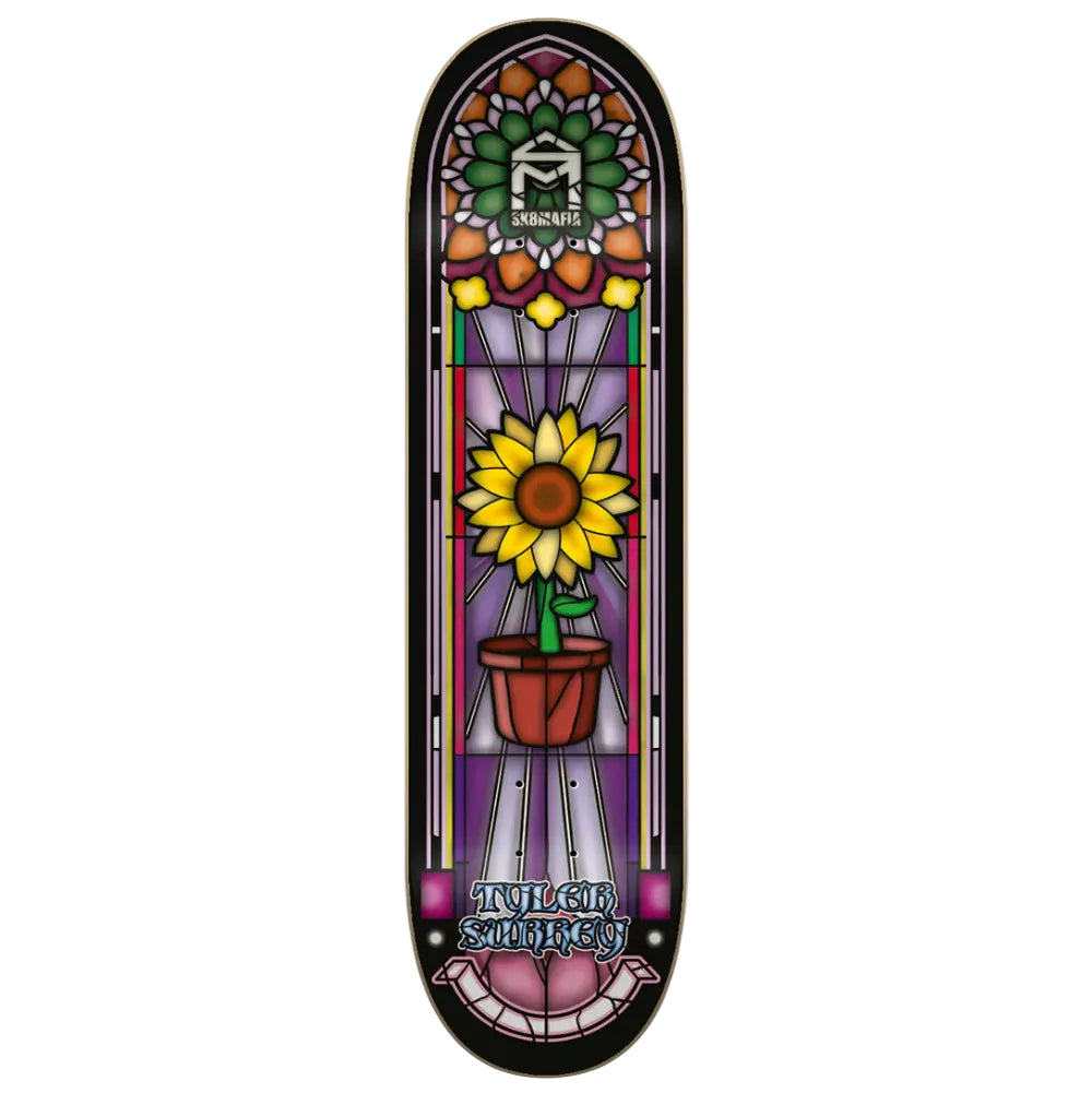 Sk8 Mafia Skateboard Deck Mafia Surrey Stained Glass 8.25