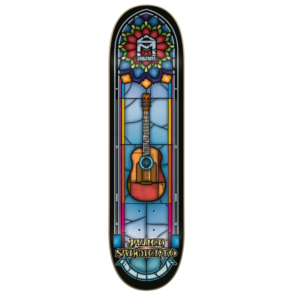 Sk8 Mafia Skateboard Deck Sarmiento Stained Glass 7.75