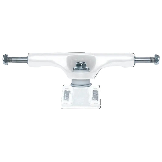 White skateboard truck on a white background
