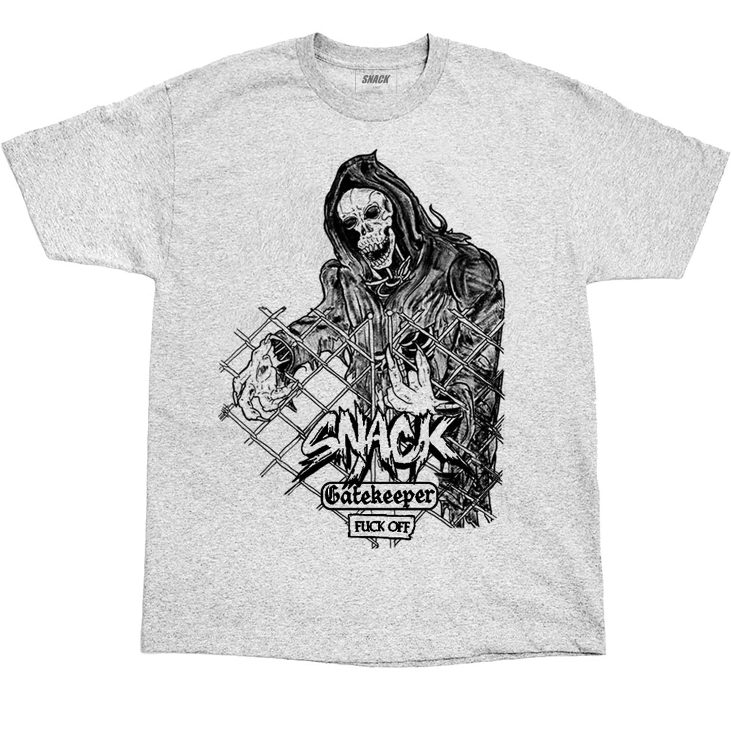 Camiseta negra de especies en peligro de extinción de Snack Skateboards