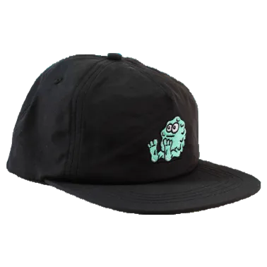 Snot Hat Booger Logo Nylon Black