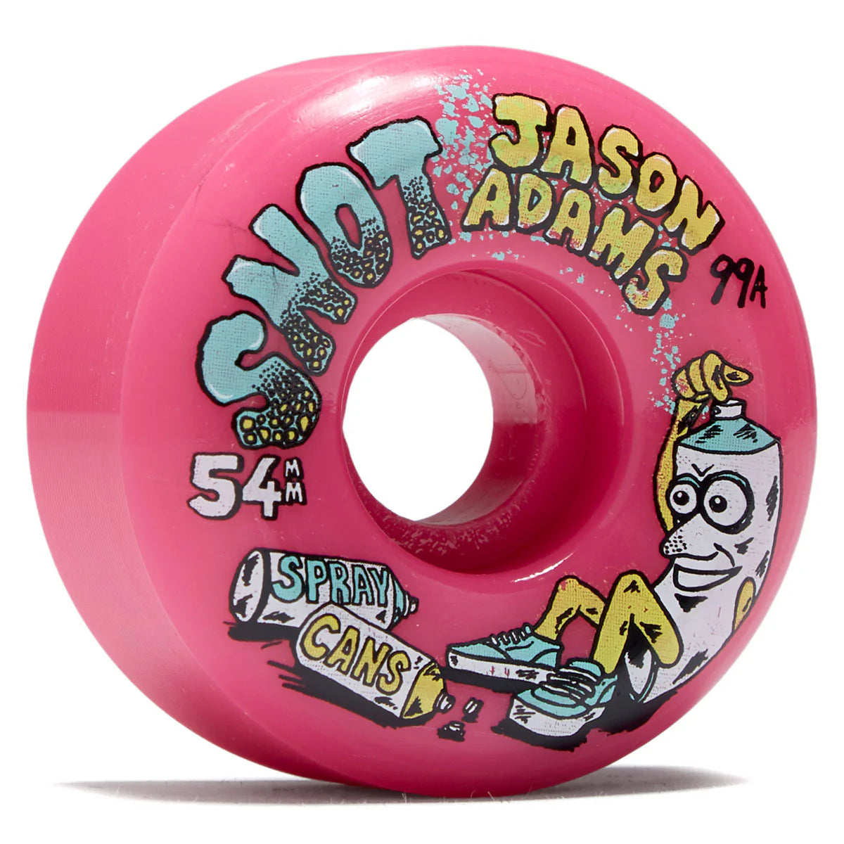 Snot Wheels Adams Spray Cans 54mm 99A Pink