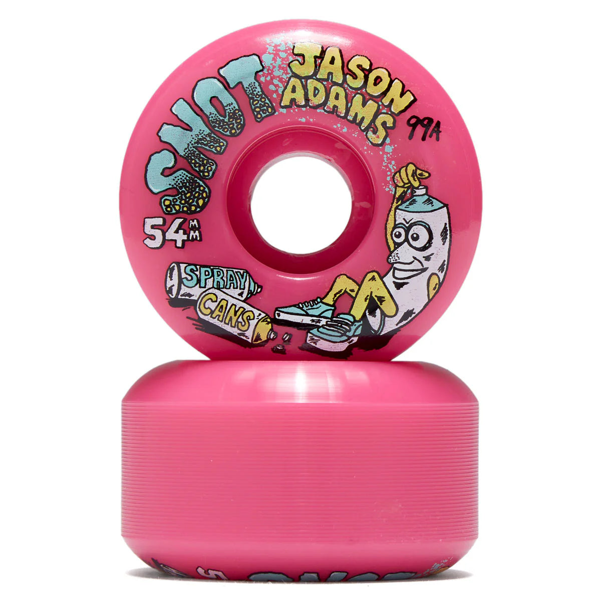 Snot Wheels Adams Spray Cans 54mm 99A Pink