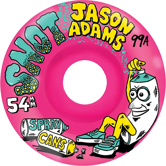 Ruedas Snot Villani Skulls 53 mm 99A Remolino rosa