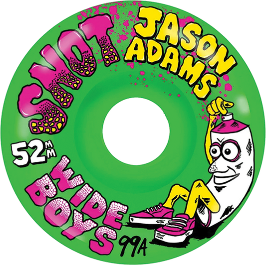 Ruedas Snot Villani Skulls 53 mm 99A Remolino rosa