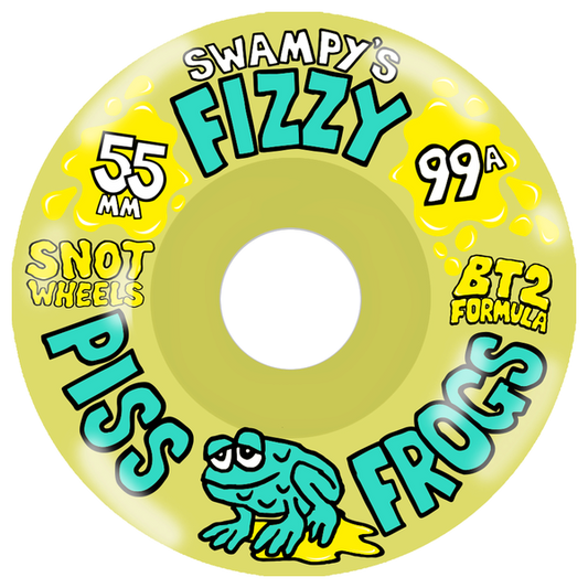 Snot Wheels Swampy Fizzy Piss Frogs 55mm 99a Olive
