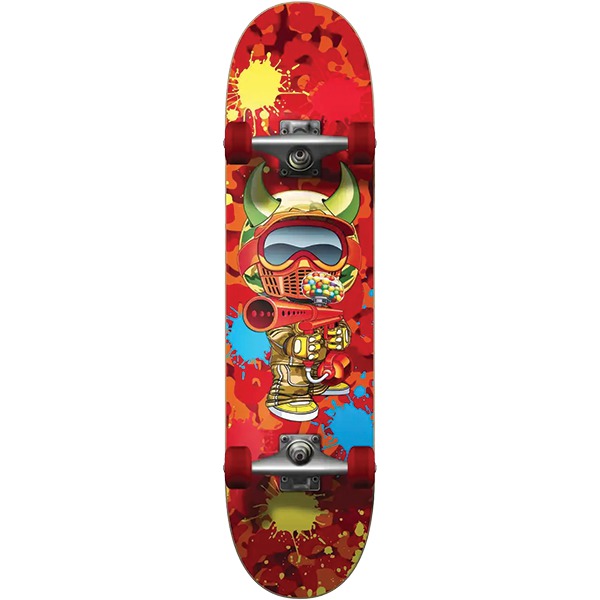 Speed Demons Complete Skateboard Paintballer Red Camo 7.5