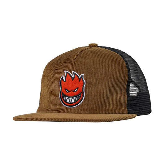 Spitfire Hat Bighead Fill Corduroy Mesh Brown Black