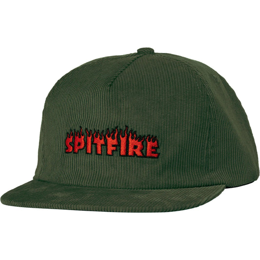 Green cap with 'SPITFIRE' logo on a white background