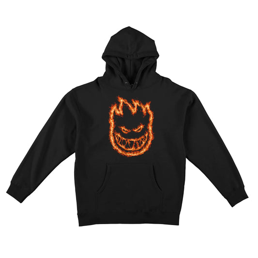 Spitfire Hoodie Charred Remains Black