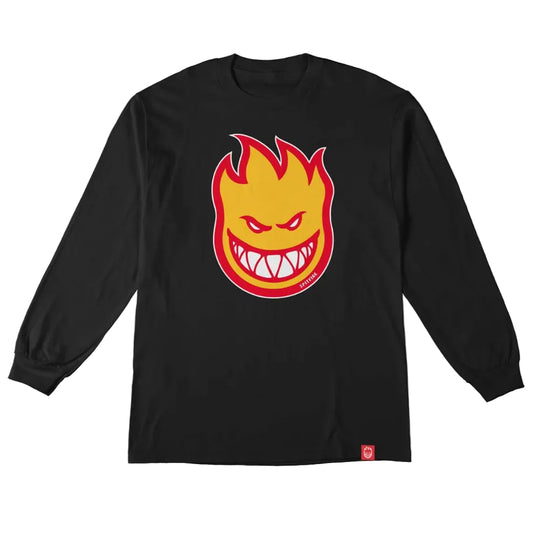 Spitfire Shirt Bighead Fill Long Sleeve Black